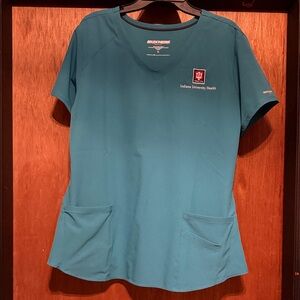 Skechers Teal V-Neck Short Sleeve Medical Scrub Top